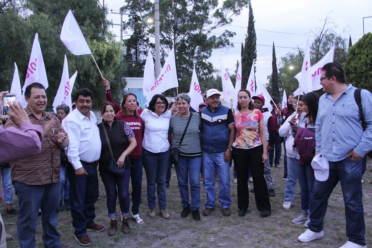 Sandra Falcón se reúne con transportistas y vecinos de Lomas de Cristo