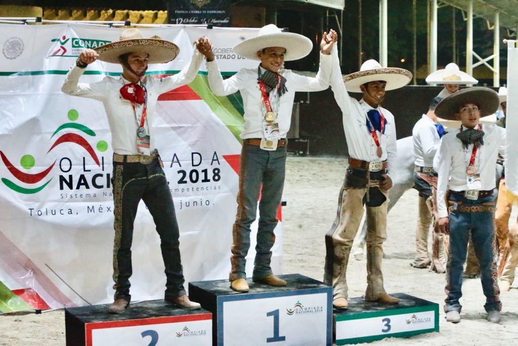 El Estado de México conquista dos medallas de oro en charrería