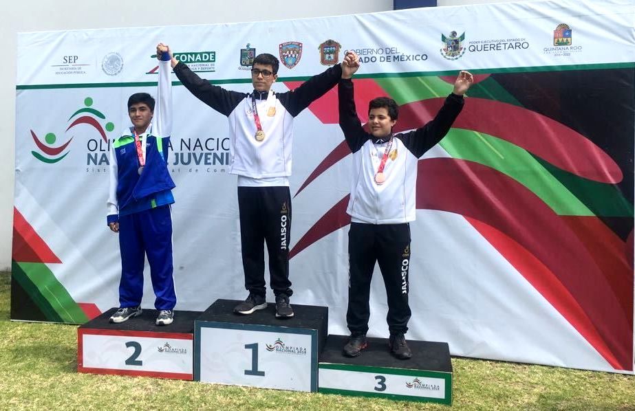 En tiro deportivo impone record Juan Medina dentro de la olimpiada nacional 2018