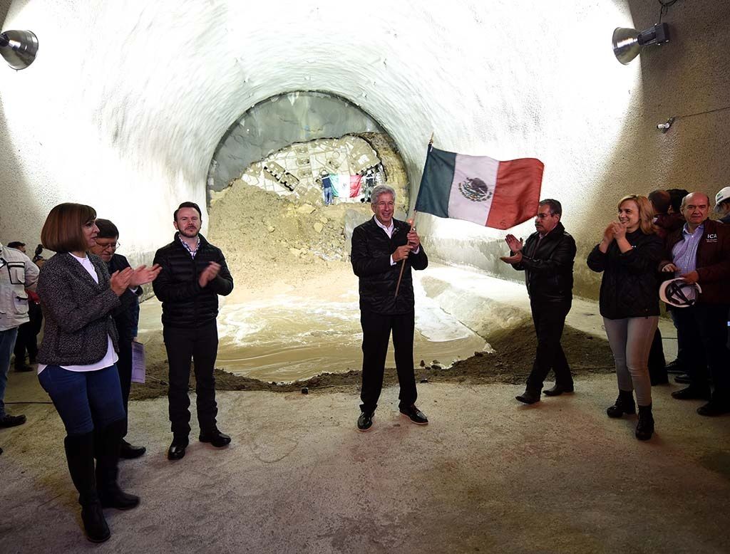 Concluyó el túnel del tren interurbano México-Toluca: Ruiz Esparza