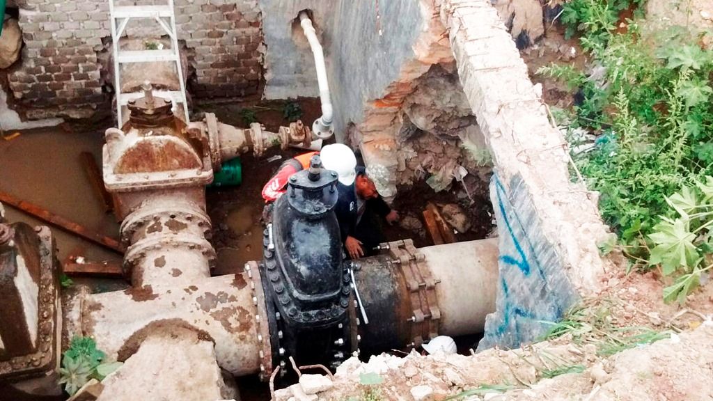 El CAEM dará mantenimiento a la red de distribución de agua potable en Ecatepec