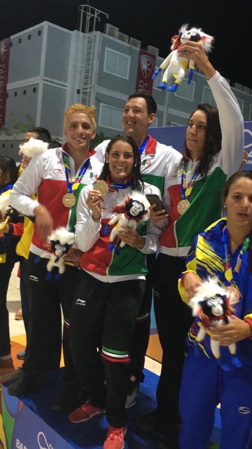 Fernanda Gonzalez es coronada como máxima medallista en los juegos centroamericanos y del caribe.