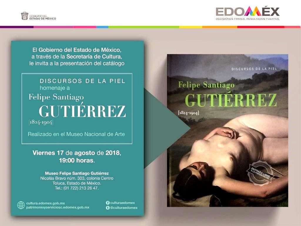 Presentan catálogo "Discursos de la piel, homenaje a Felipe Santiago Gutiérrez"