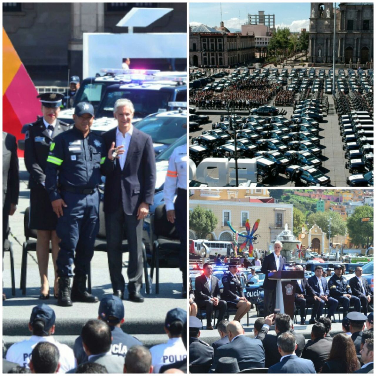 
Anuncia Alfredo Del Mazo aumento salarial  a policías estatales y entrega equipamiento para mejorar seguridad en el Edoméx 