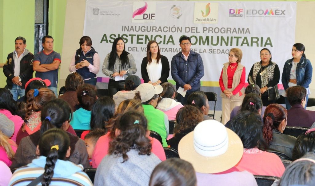 Inicia voluntariado de SEDAGRO programa de asistencia comunitaria en Jocotitlán
