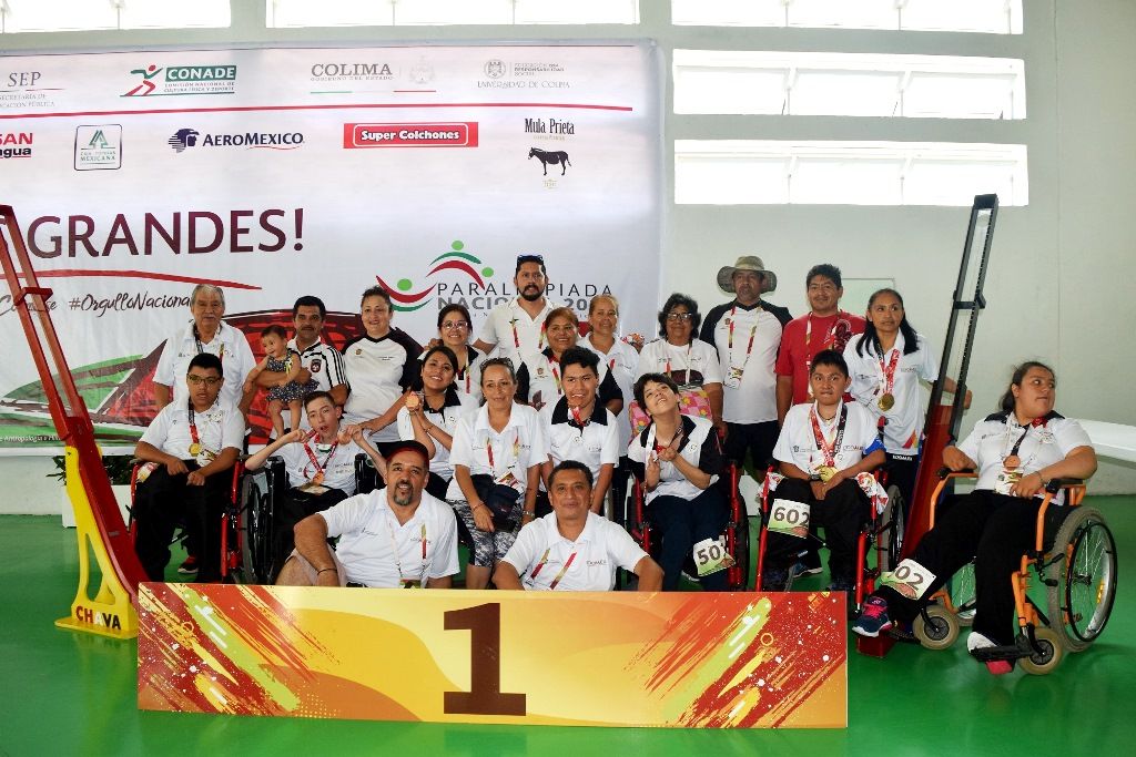 Obtiene equipo mexiquense de boccia cinco preseas en palimpiada nacional Colima 2018