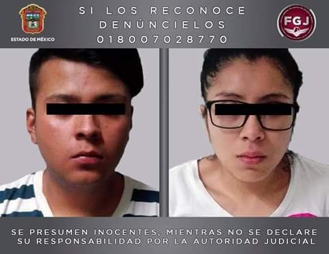 Detienen a mujer y hombre, presuntos extorsionadores en Chimalhuacán 
