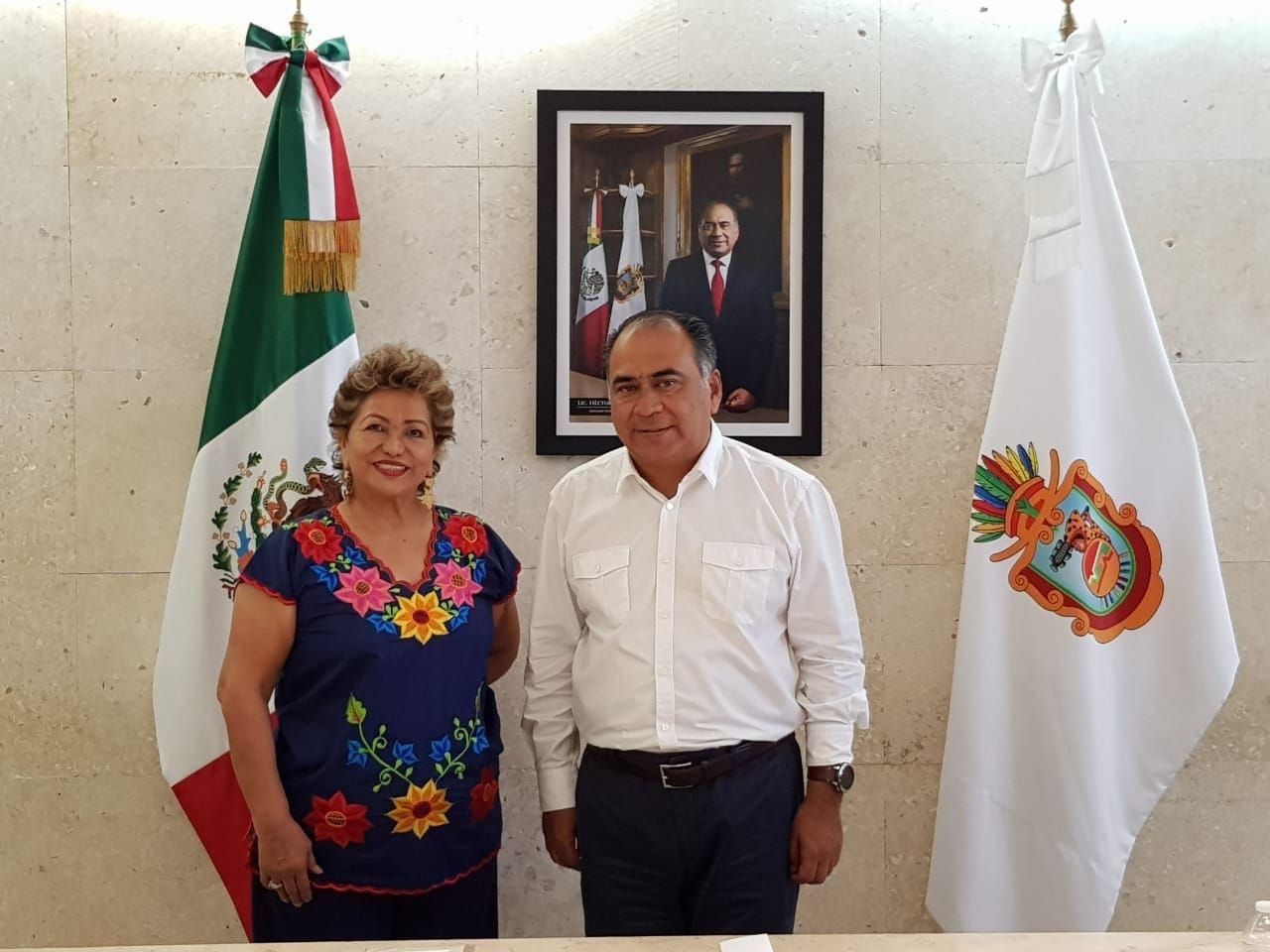 Reafirman Héctor Astudillo y Adela Román su disposición para trabajar juntos a favor de Acapulco 