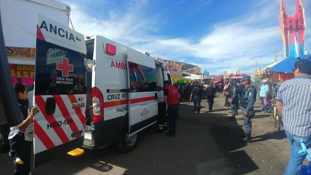 Feria ’Internacional’ de Pachuca deja 12 lesionados por falla en juego mecánico