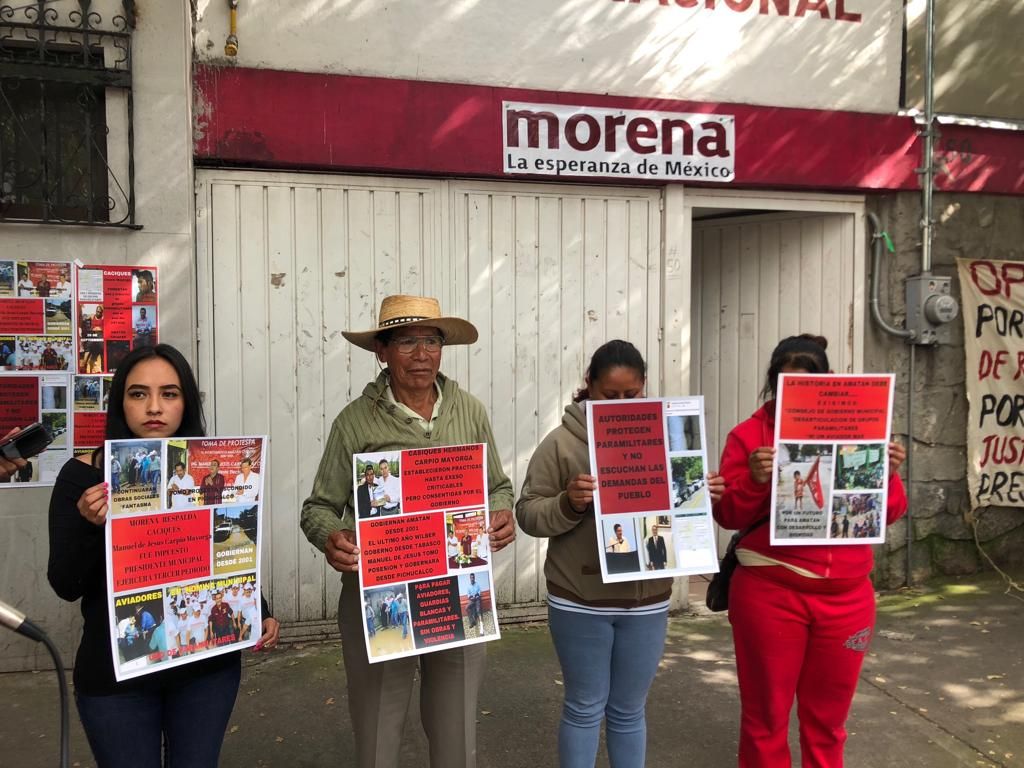 Ciudadanos de Chiapas, adheridos a CNPA-MN, piden congruencia a AMLO y a Yeidckol Polevnsky para resolver conflicto en Amaran.