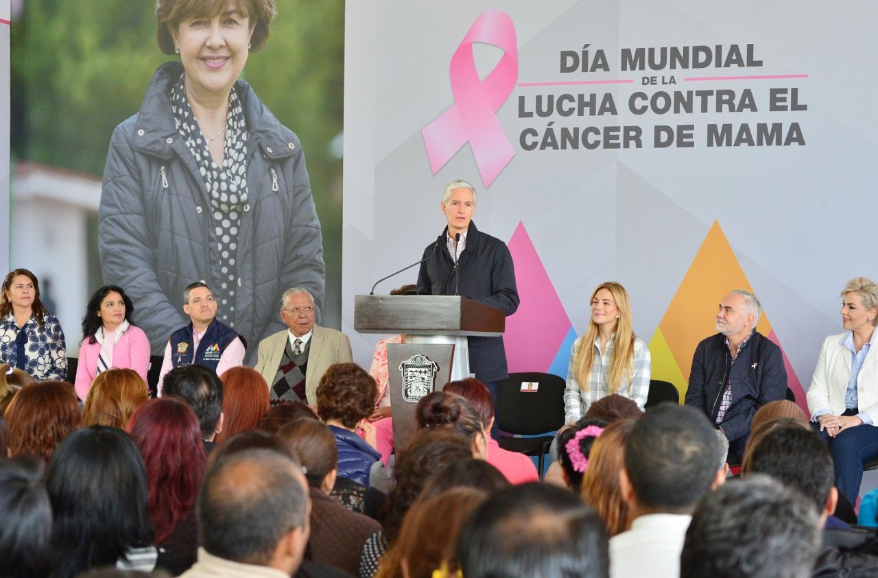 Entrega Alfredo Del Mazo equipamiento para la detección  oportuna de cáncer de mama