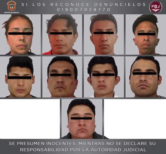 Caen nueve por robo de vehículo en Chimalhuacán y Ecatepec 