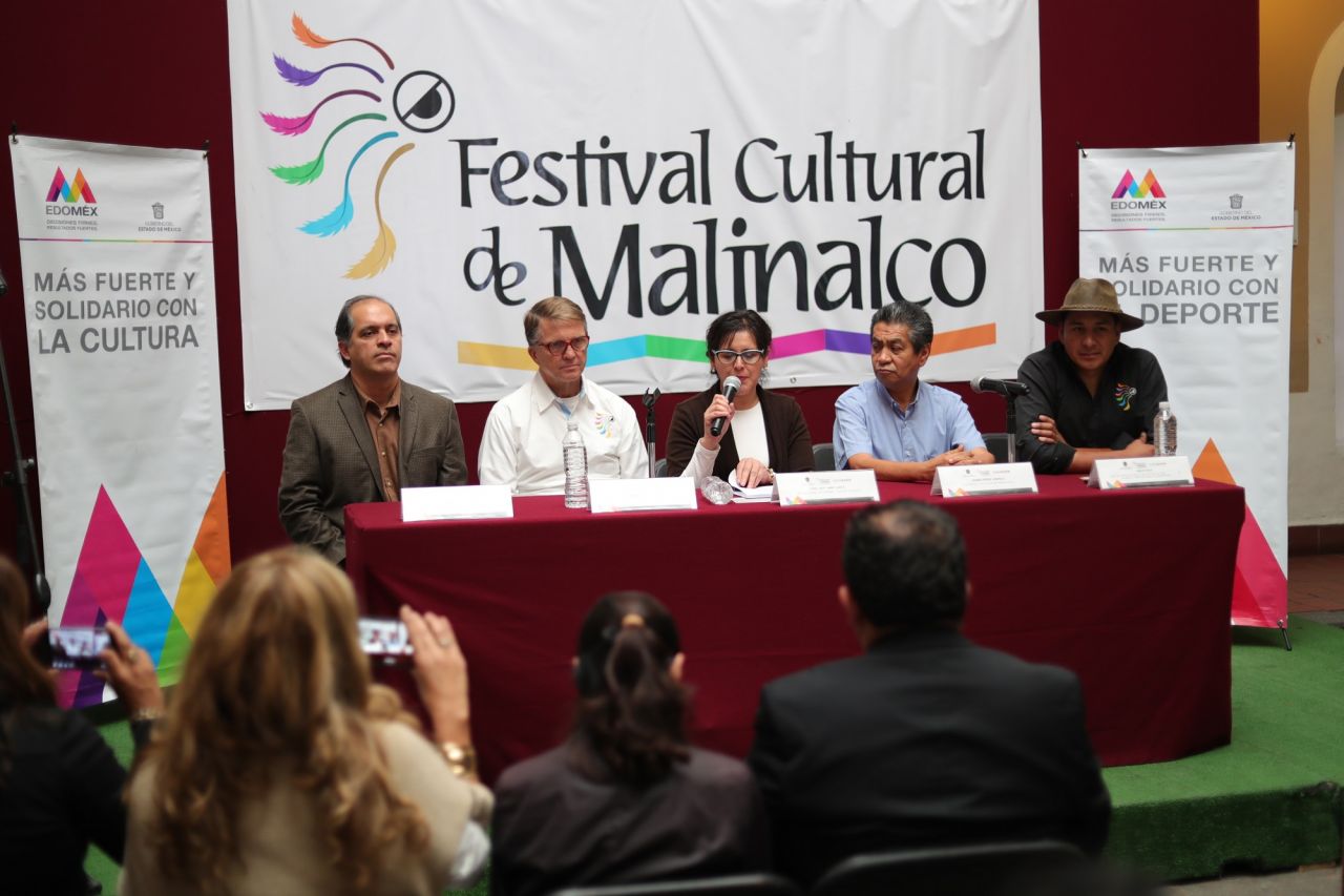 Participa secretaria de cultura en festival cultural Malinalco 2018