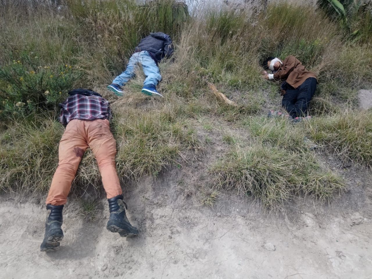 
 Localizan los cuerpos de tres hombres en Tecámac