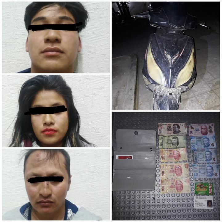 Caen tres presuntos extorsionadores; detenidos se hacían pasar por integrantes del CJNG en Texcoco