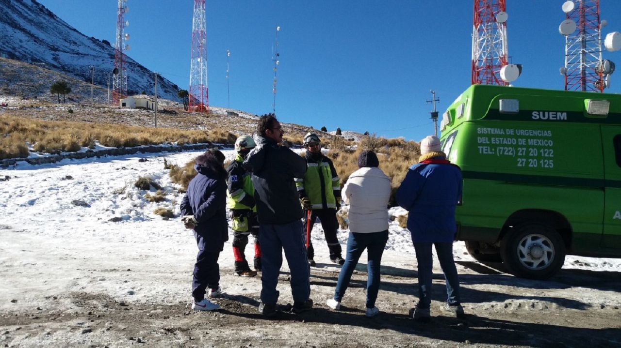 Activa secretaria de salud operativo en el Nevado de Toluca 