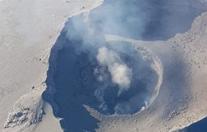 Detectan domo en volcán Popocatépetl con diámetro de 175 metros