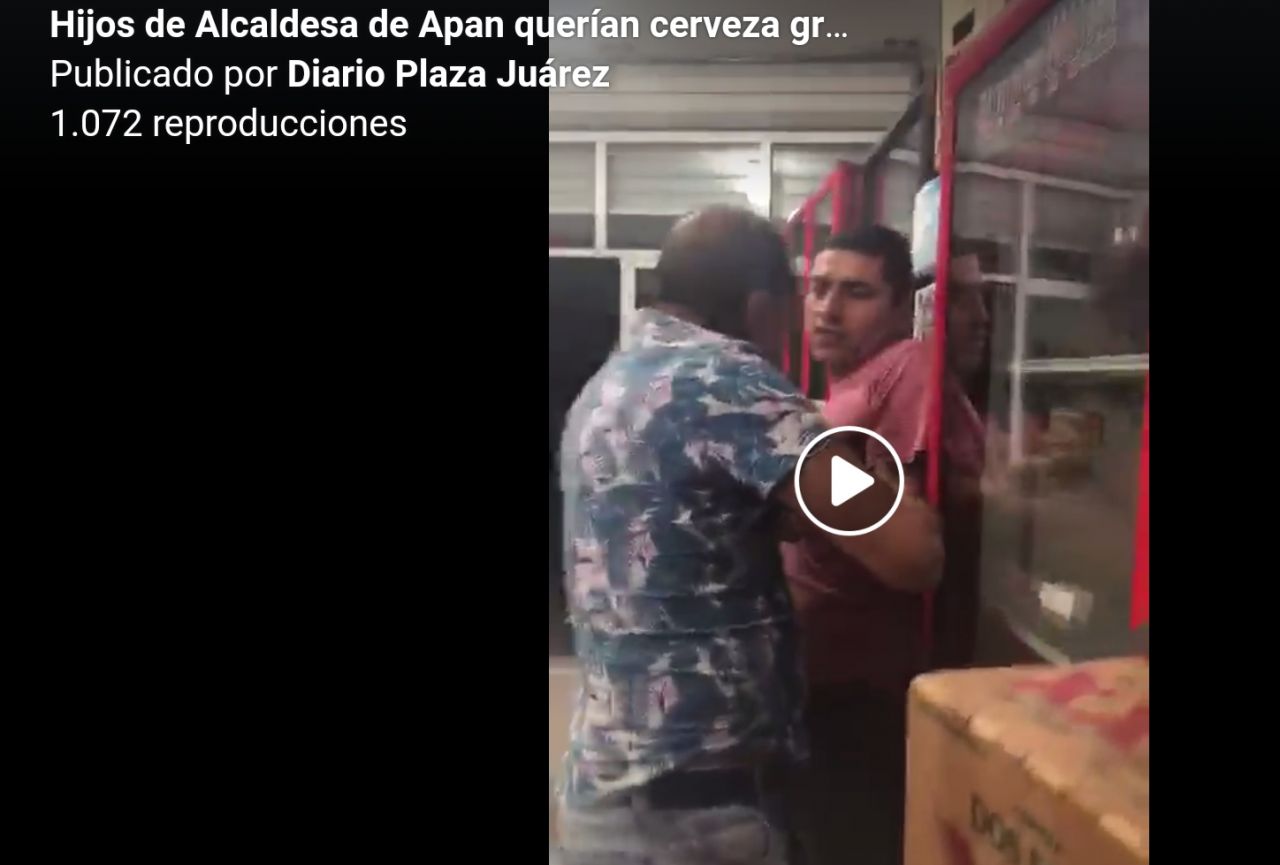 Hijos de alcaldesa panista hacen disturbios en Apan, Hidalgo: #CanayinesBorrachines