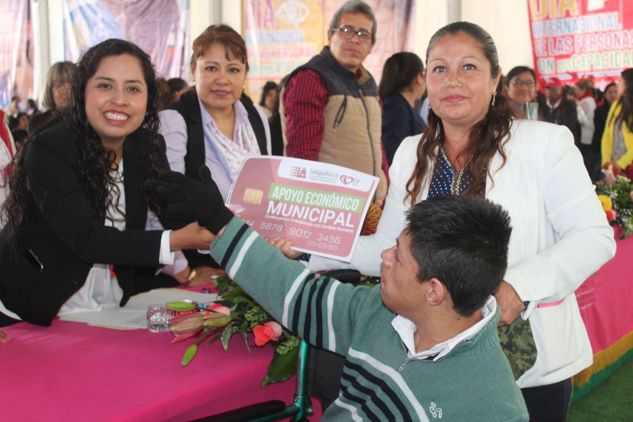 

En Ixtapaluca destaca el apoyo a personas con discapacidad