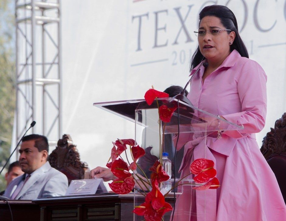 Sandra Luz Falcón, toma protesta y nueva presidenta municipal de Texcoco, que encabezará el gobierno 2019-2021