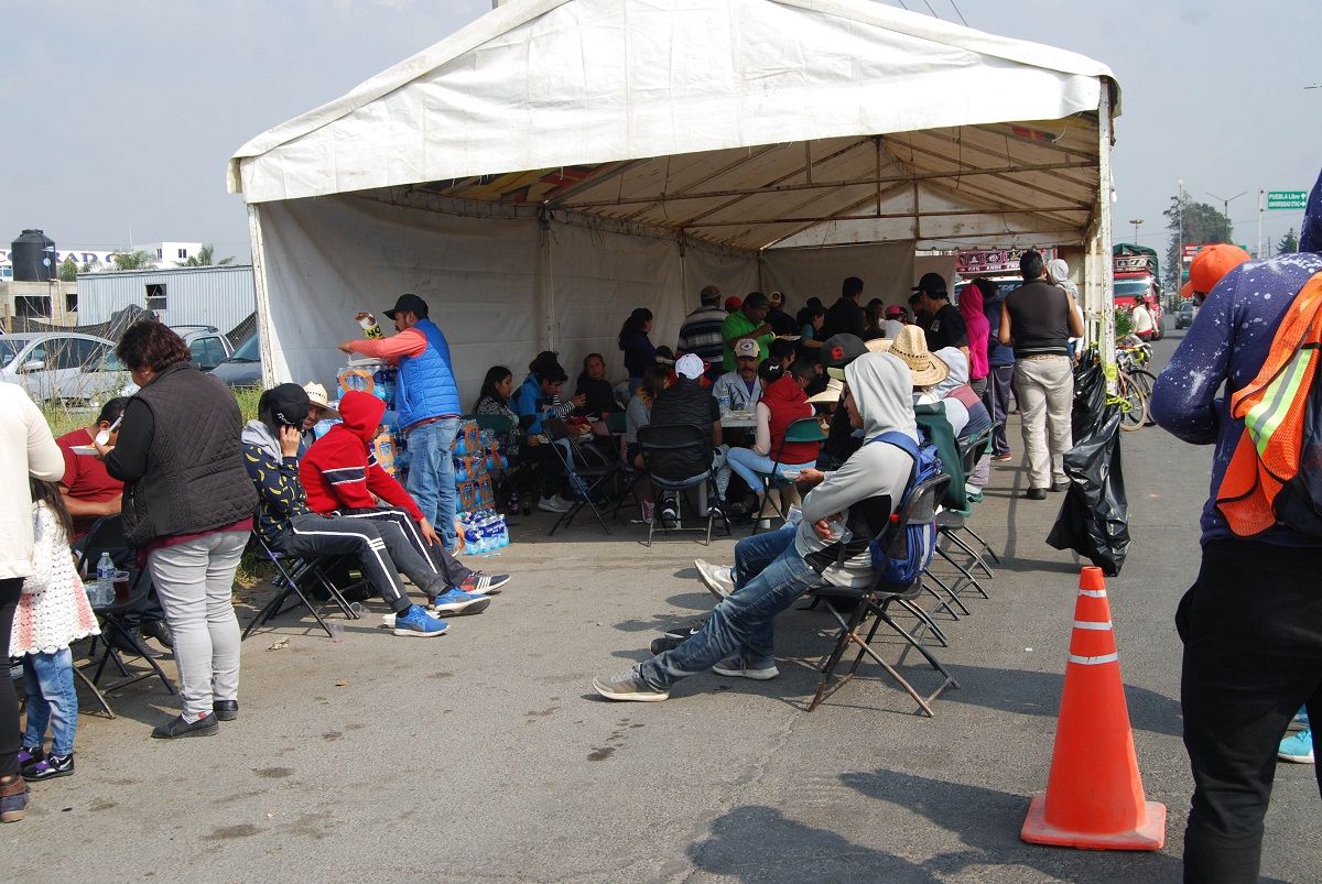 
Brindan auxilio a peregrinos en el operativo Guadalupe-Reyes 