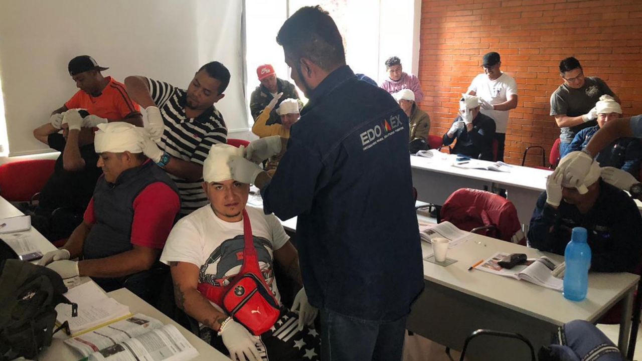 Concluye capacitación 2018 del grupo Tlaloc en primeros auxilios 