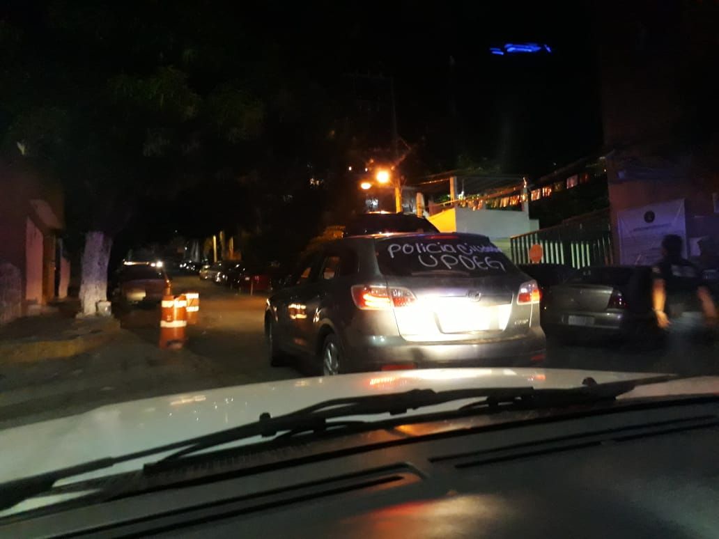 Movilización policiaca por presunta
irrupción de comunitarios de UPOEG en Acapulco 
