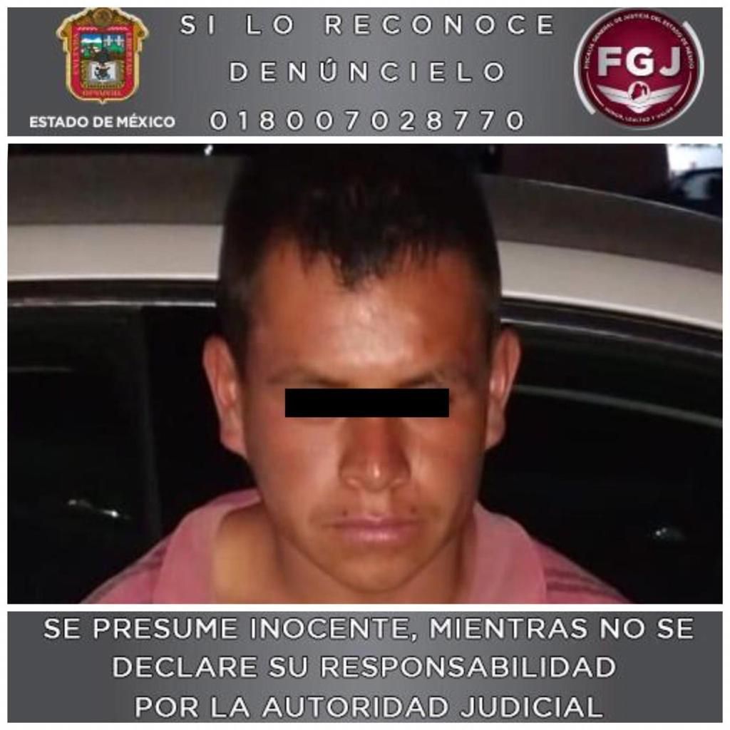 Imputa FGJEM feminicidio a Marciano "N". capturado en Puebla.