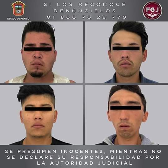 Caen cuatro por robo de vehículo con violencia en Coacalco 