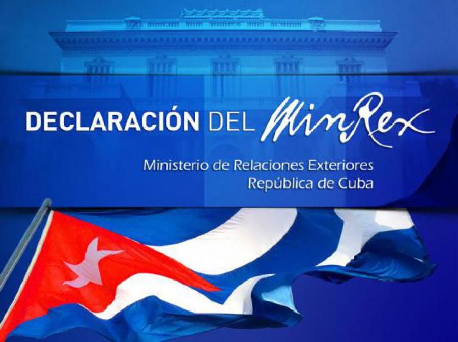 Declaración del Ministerio de Relaciones Exteriores de la República de Cuba: Cuba rechaza enérgicamente la amenaza de activación del Título III de la Ley Helms Burton.