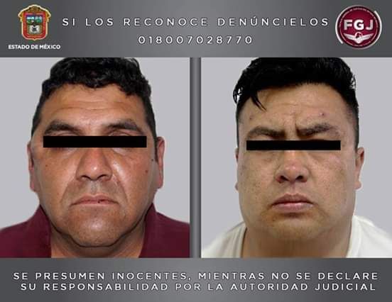 Detienen a dos presuntos extorsionadores en Ecatepec 