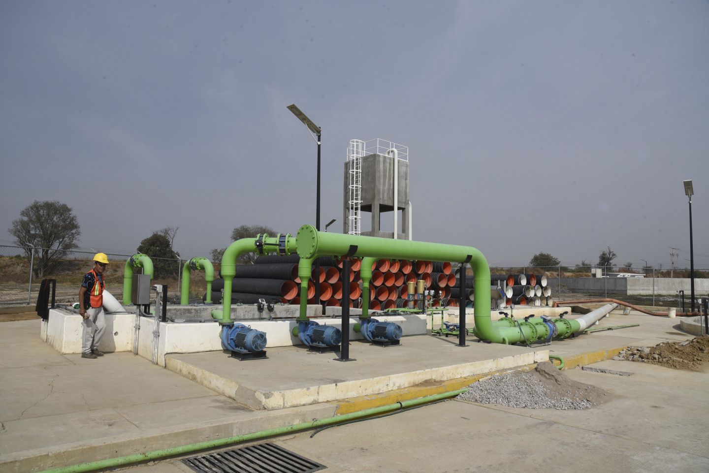 Refuerza GEM construcción de infraestructura hidráulica para mejorar el medio ambiente en el oriente del Edoméx