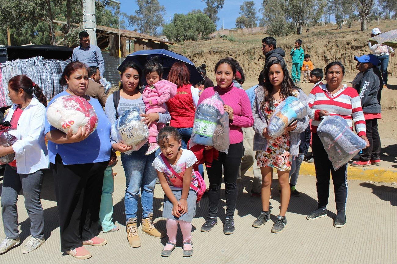 En Ixtapaluca concluye entrega de cobijas del programa ’Cobija un Corazón’