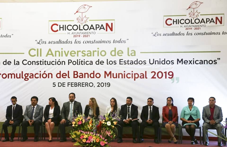 Promulgación del bando municipal de Chicoloapan 2019