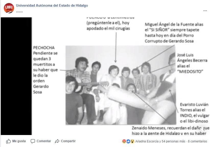 Hackean FB de la UAEH y difunden video contra Gerardo Sosa, en pleno luto por su hijo asesinado