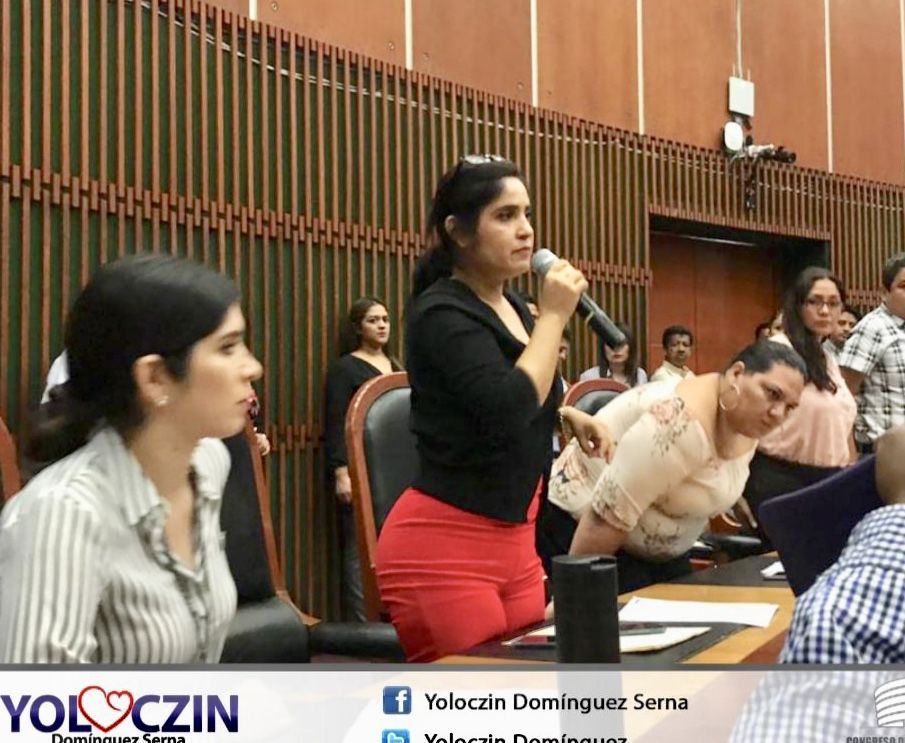 Con reforma al Artículo 19 se atenderá el problema de la inseguridad: Yoloczin Domínguez 