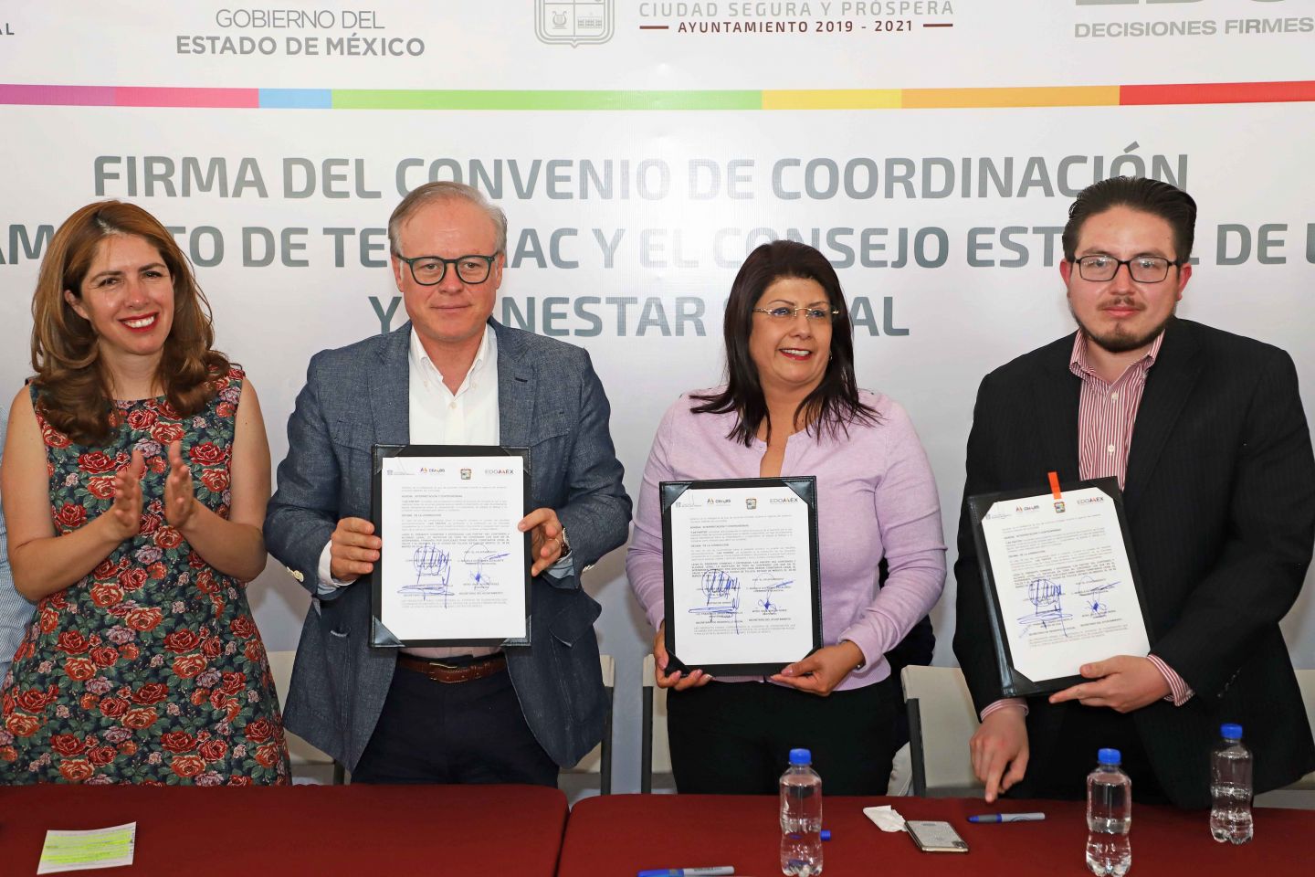 SEDESEM y Tecámac firman convenio de coordinación para atender violencia de género.