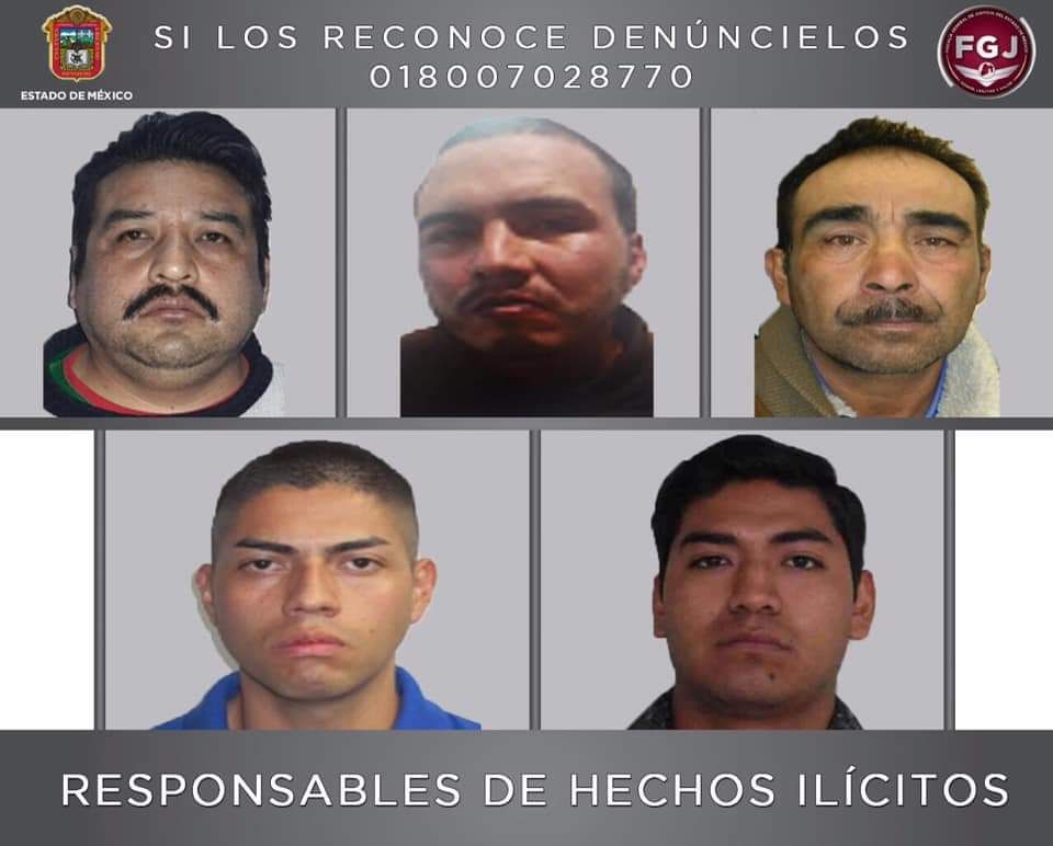Sentencian a cinco por homicidio en Texcoco y Neza