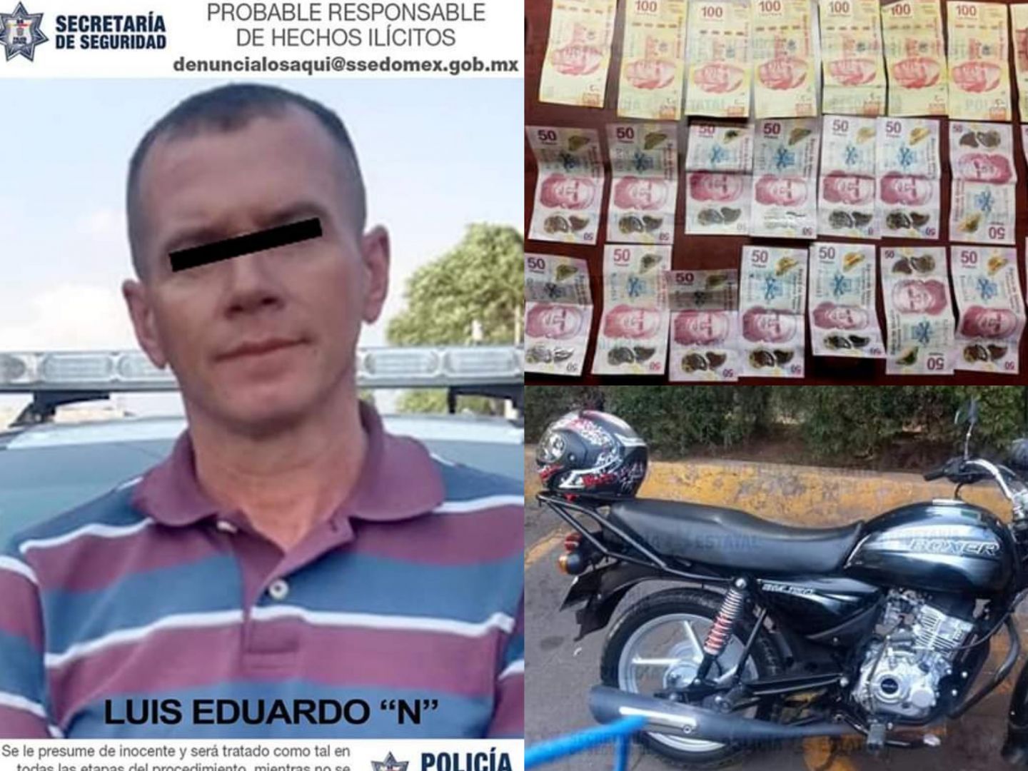 Detienen a sudamericano por extorsión de préstamo "gota a gota" en Edomex
