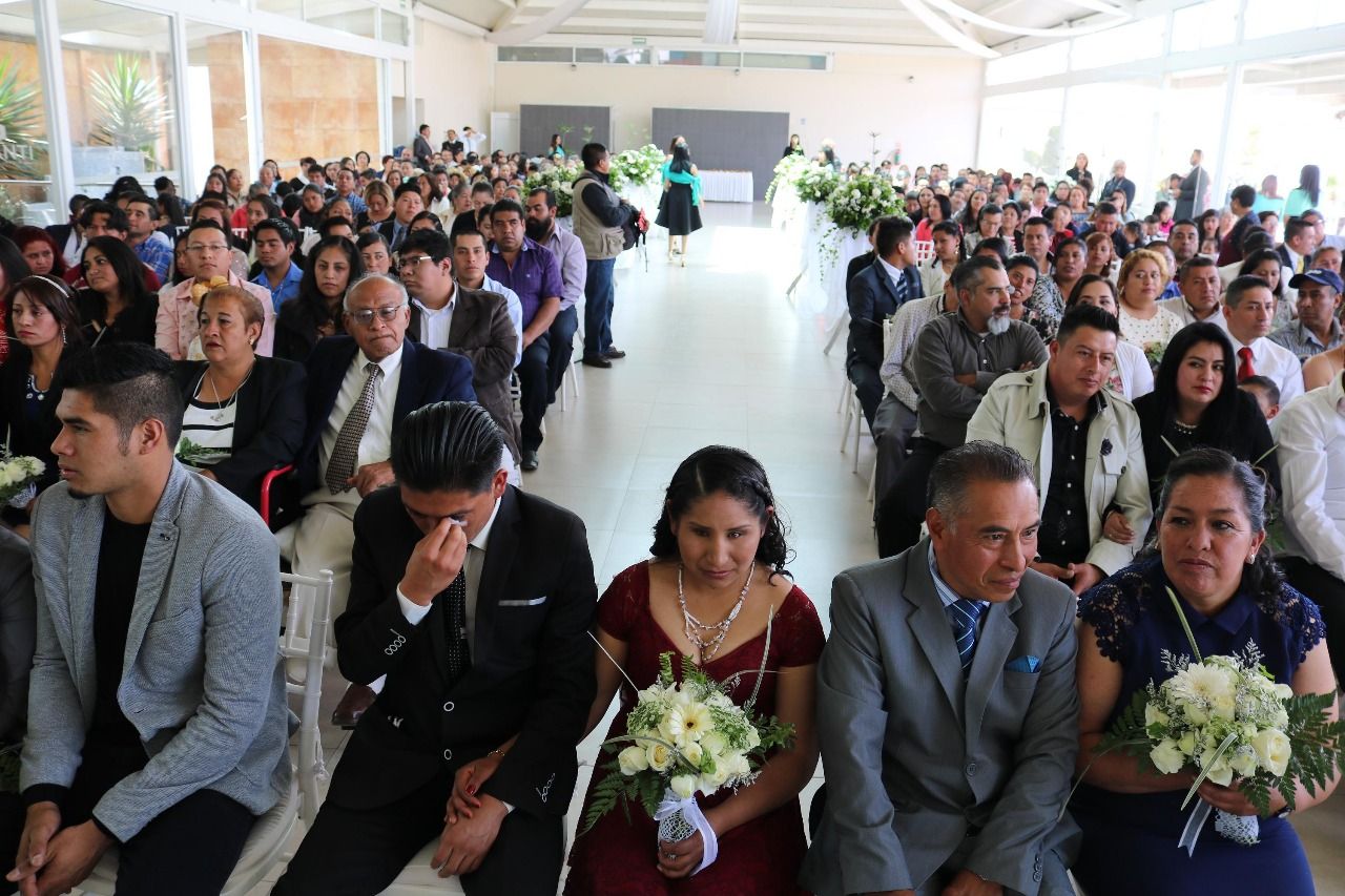 Matrimonios colectivos en San Mateo Atenco.
