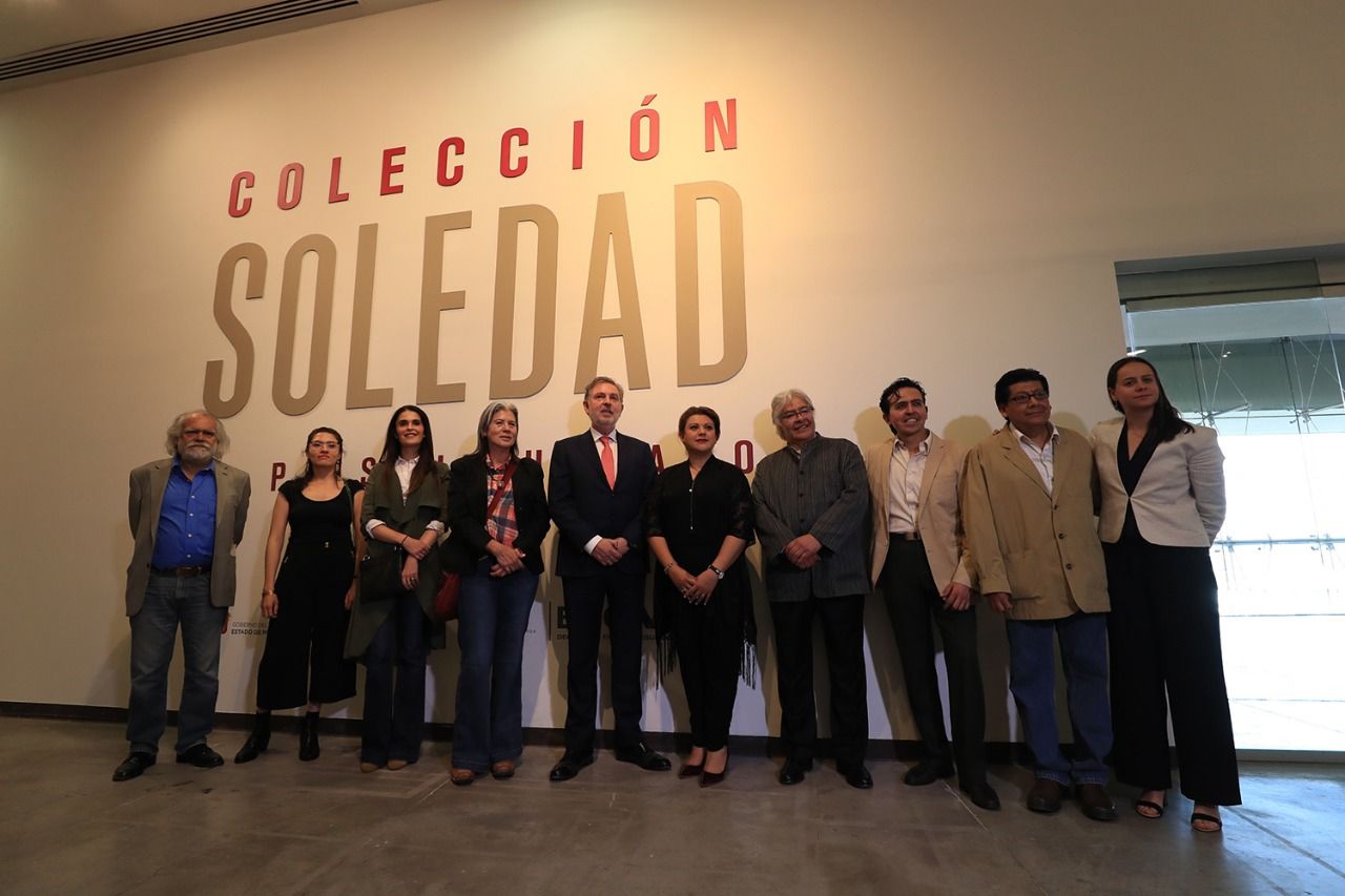 Inaugura escultor Sebastián exposición"Soledad en el paisaje urbano", en Texcoco.