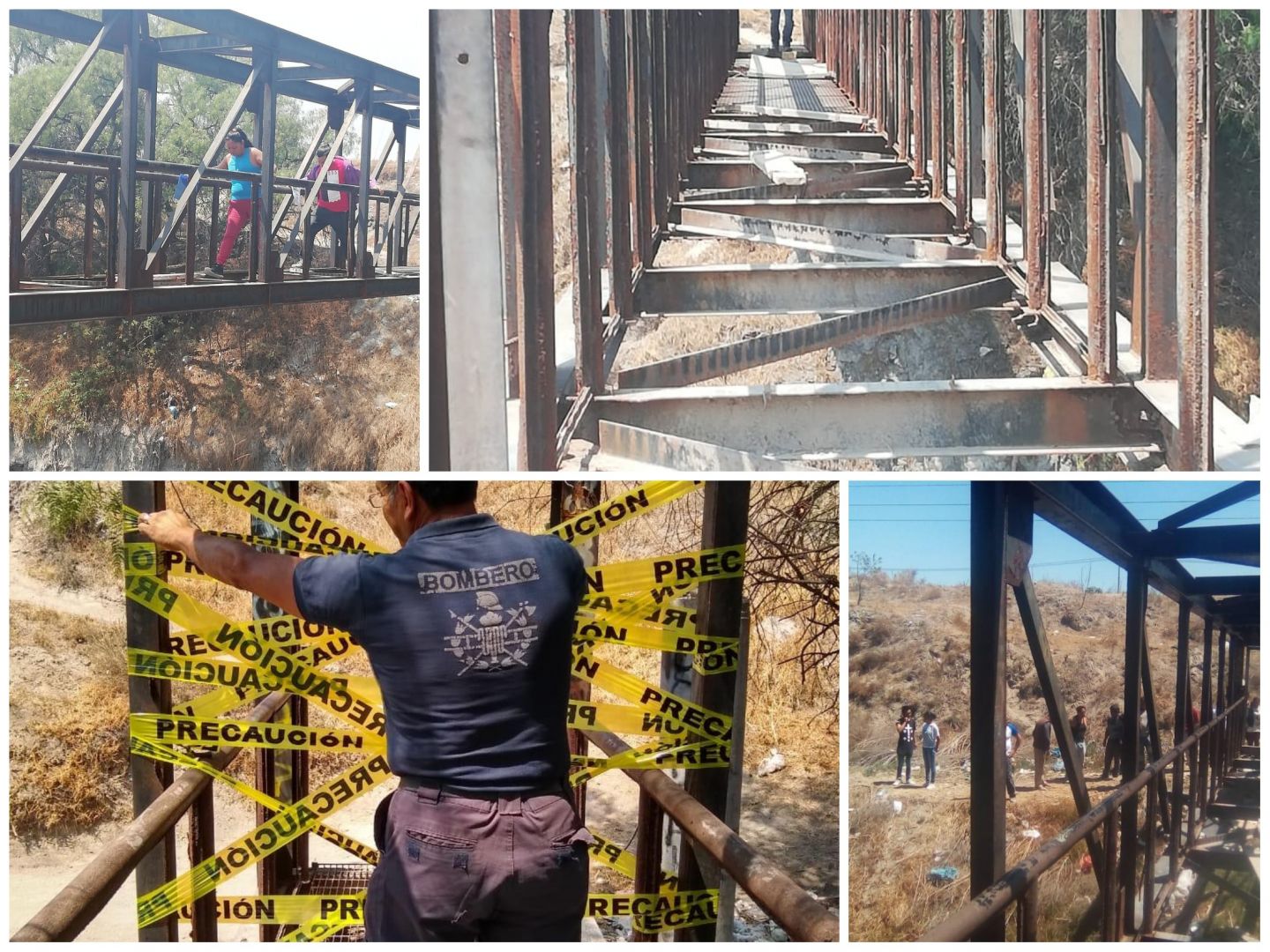 Piden retirar ’puente de la muerte’ en Ecatepec