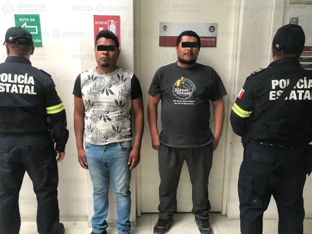 
Capturan  a dos sujetos probablemente implicados en robo en Cuautitlán 