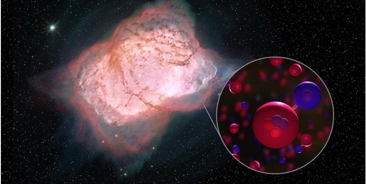 Primer molécula que se formó en el universo es descubierta
