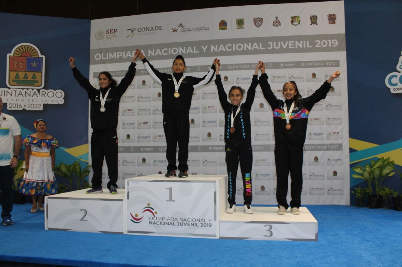 Cinco medallas más abonan taekwondoines Mexiquenses en olimpiada 2019. 