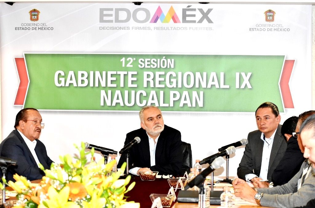 El gabinete de la Región IX de Edoméx trabaja en beneficio de los habitantes de los cinco municipios que la integran