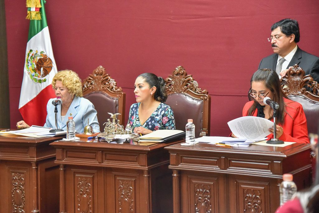 Diputación permanente recibe la cuenta pública del año fiscal 2018.
