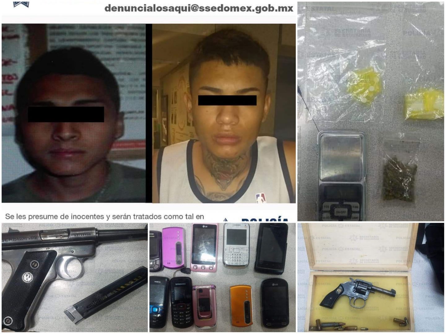 Capturan presuntos narcomenudistas en domicilio de Neza 