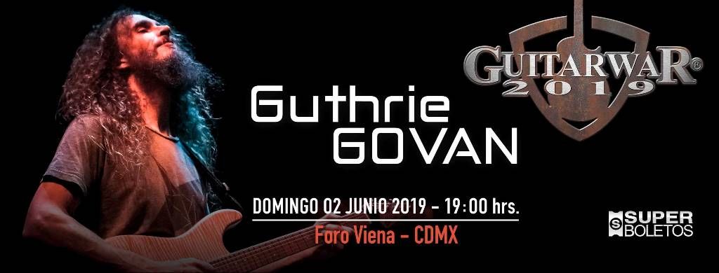 Guitarwar 2019 con Guthrie Govan en México