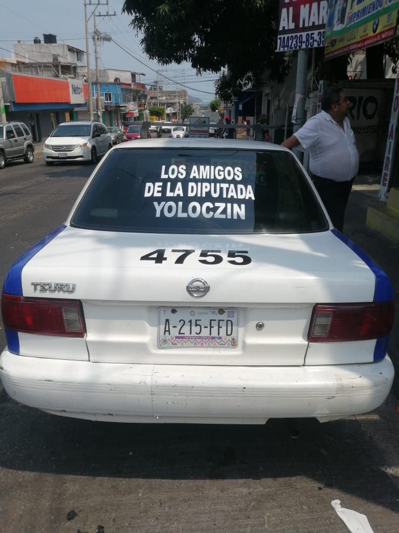 Expresan transportistas su respaldo a Yoloczin Domínguez 